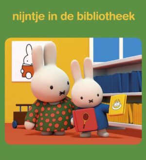 nijntjes avonturen groot en klein  -   nijntje in de bibliotheek