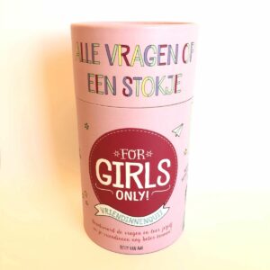 For Girls Only! 1 - Alle vragen op een stokje