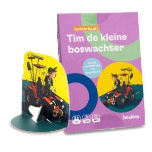 Tim de kleine boswachter luisterkaart Besties - Luisterboek kinderen Nederlands